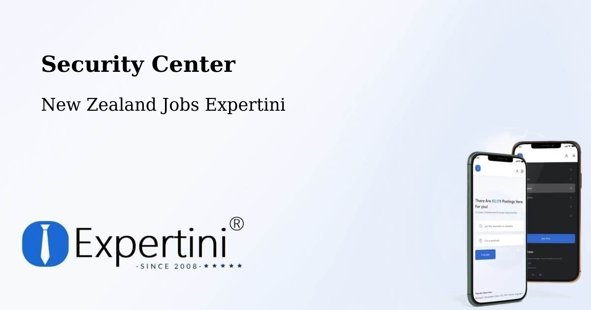 Security Center - New Zealand Jobs Expertini